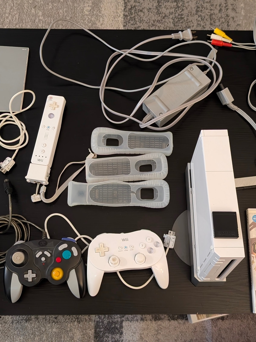 Nintendo White Wii Console with Controllers and Accessories